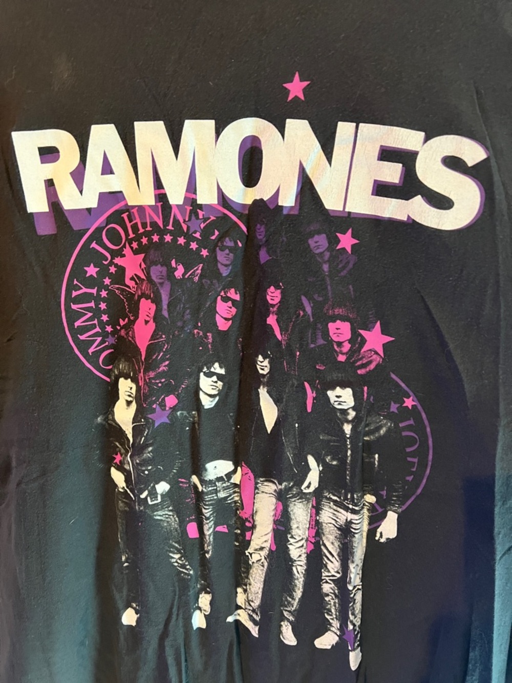 RAMONES PUNK ROCK TEE SIZE XL GREY - Picture 2 of 4